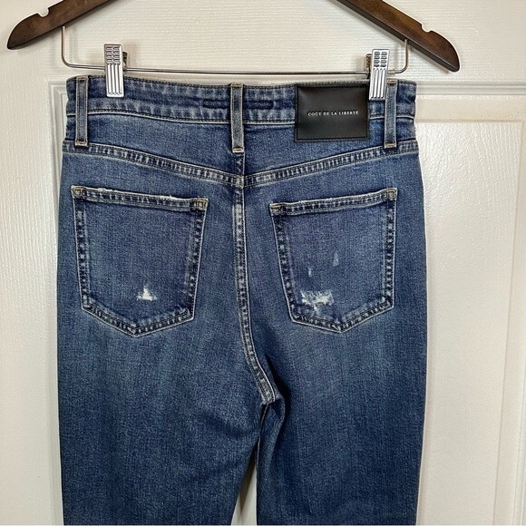 Cout De La Liberte Medium/Dark Wash High Rise Skinny Jeans Size 27 - Picture 11 of 11